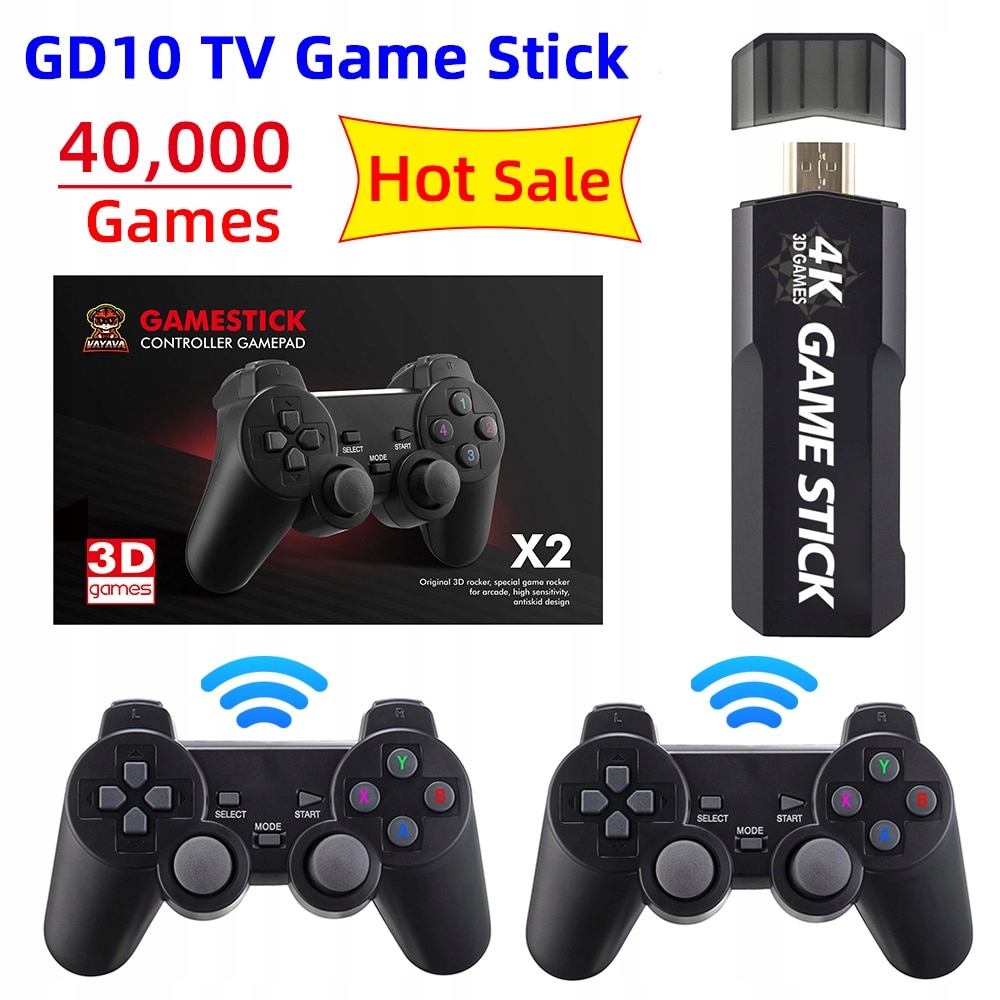 GD10 Game Stick 4K 2022 Nová retro 4k videohra