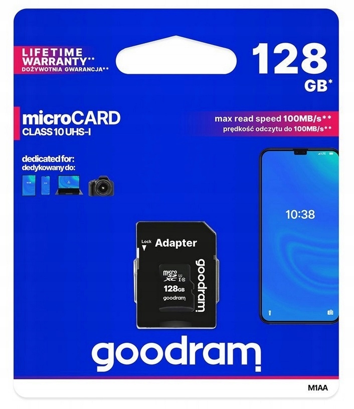 Goodram M1AA-1280R12 SDXC pamäťová karta 128 GB