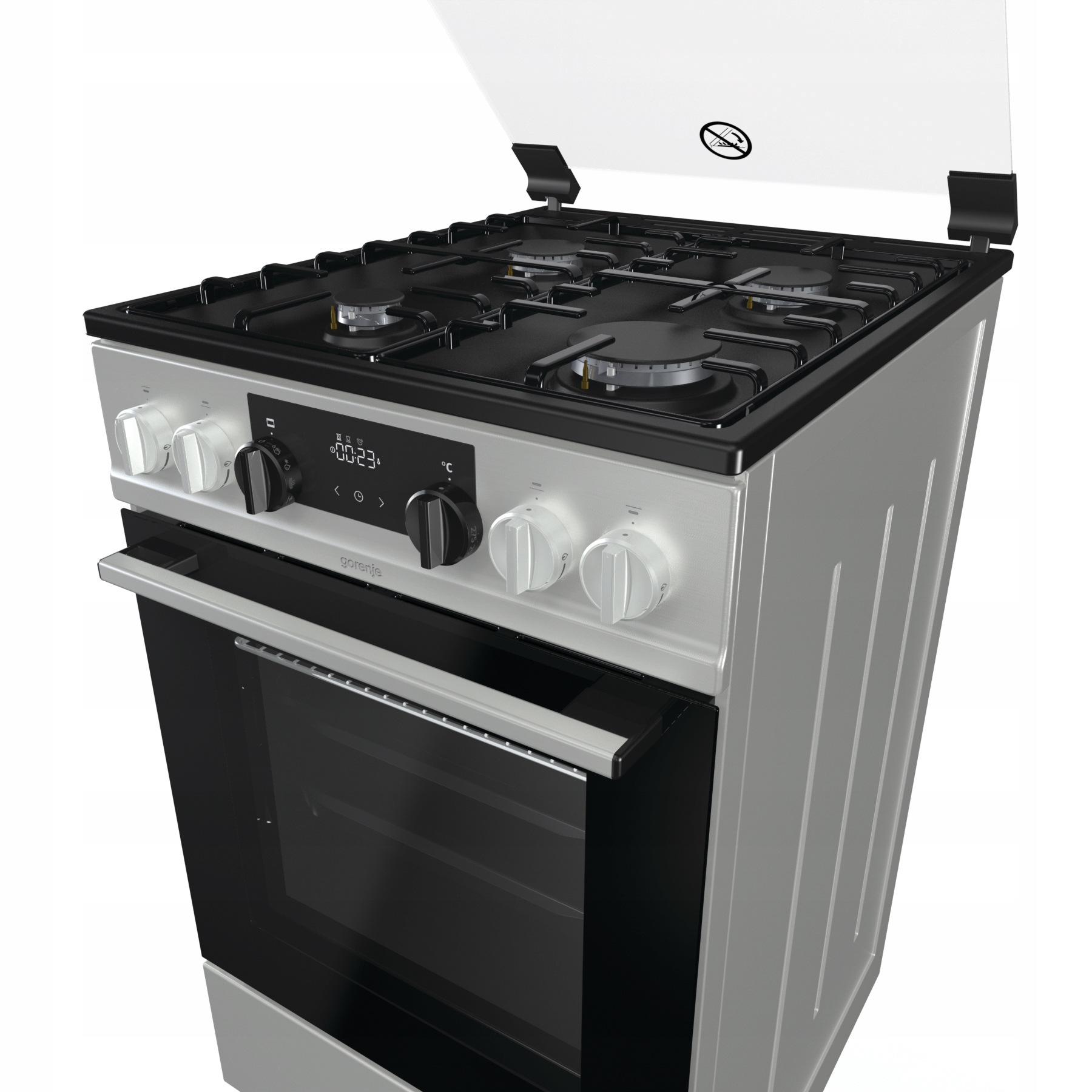GORENJE KUCHYŇA PLYN-ELEKTR. K5351SH INOX IKONA LED