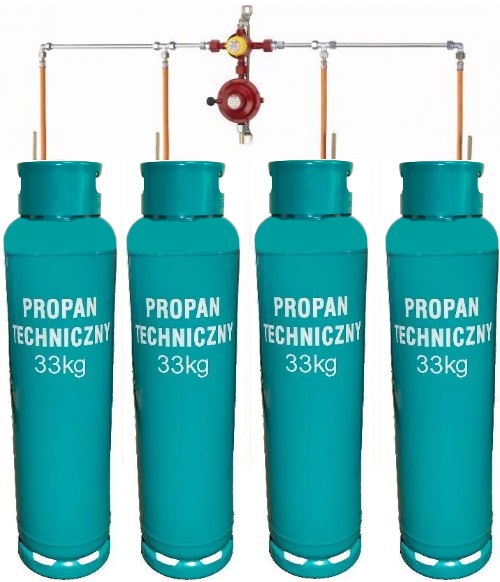 Ready Set Inštalácia GOK + 4 Plynové valce 33KG