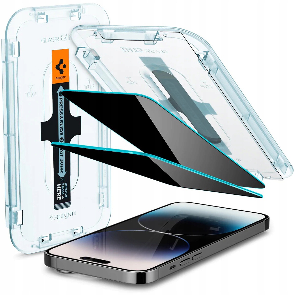 Tvrdené sklo Spigen pre Apple iPhone 14 Pro 2 ks.