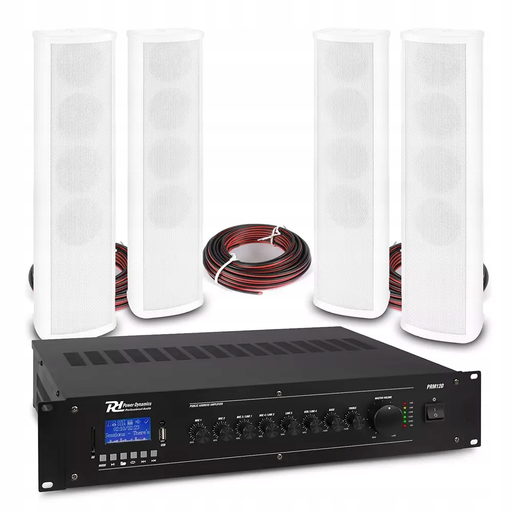 Stĺpec dynamiky výkonu 952.222 ICS4 20 v bielej farbe