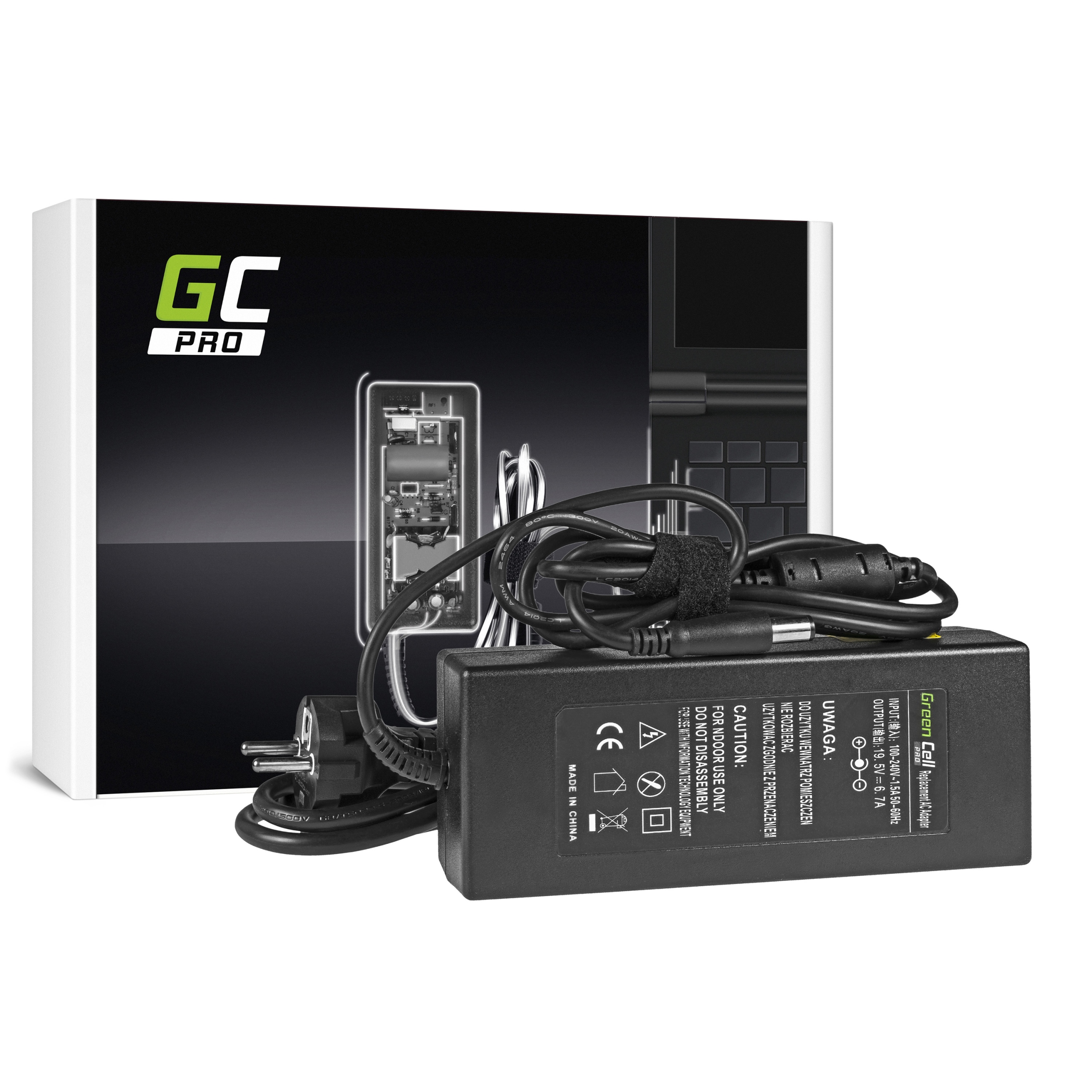 Napájací adaptér pre notebook Green Cell PRO 19,5 V 6,7 A 130 W pre Dell