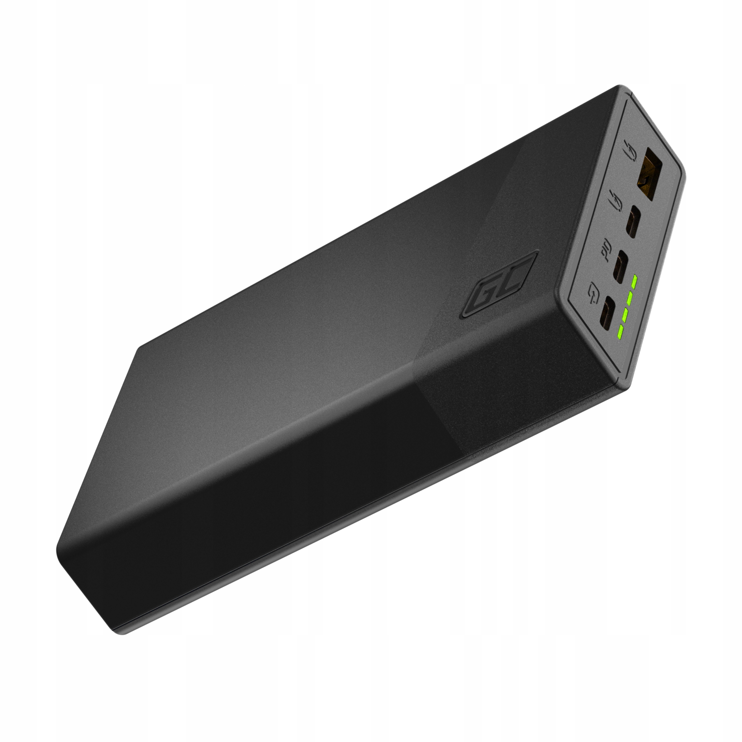 Czarny powerbanka Green Cell 20000 mAh
