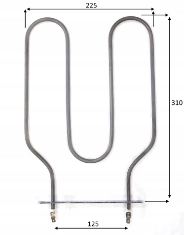Rúra ohrievač, 1100W 230V variče
