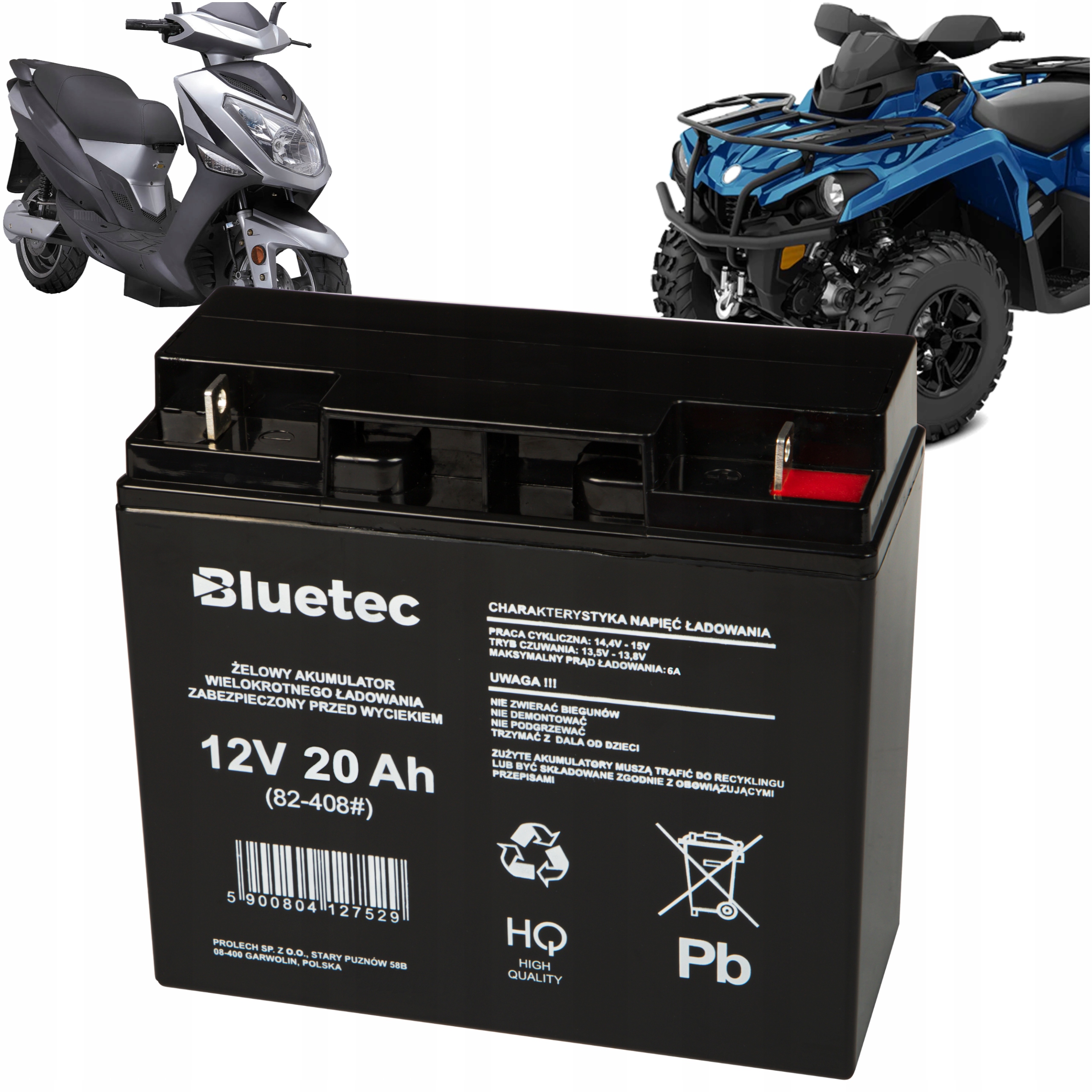 Akumulátor Bluetec 12 V 20 Ah