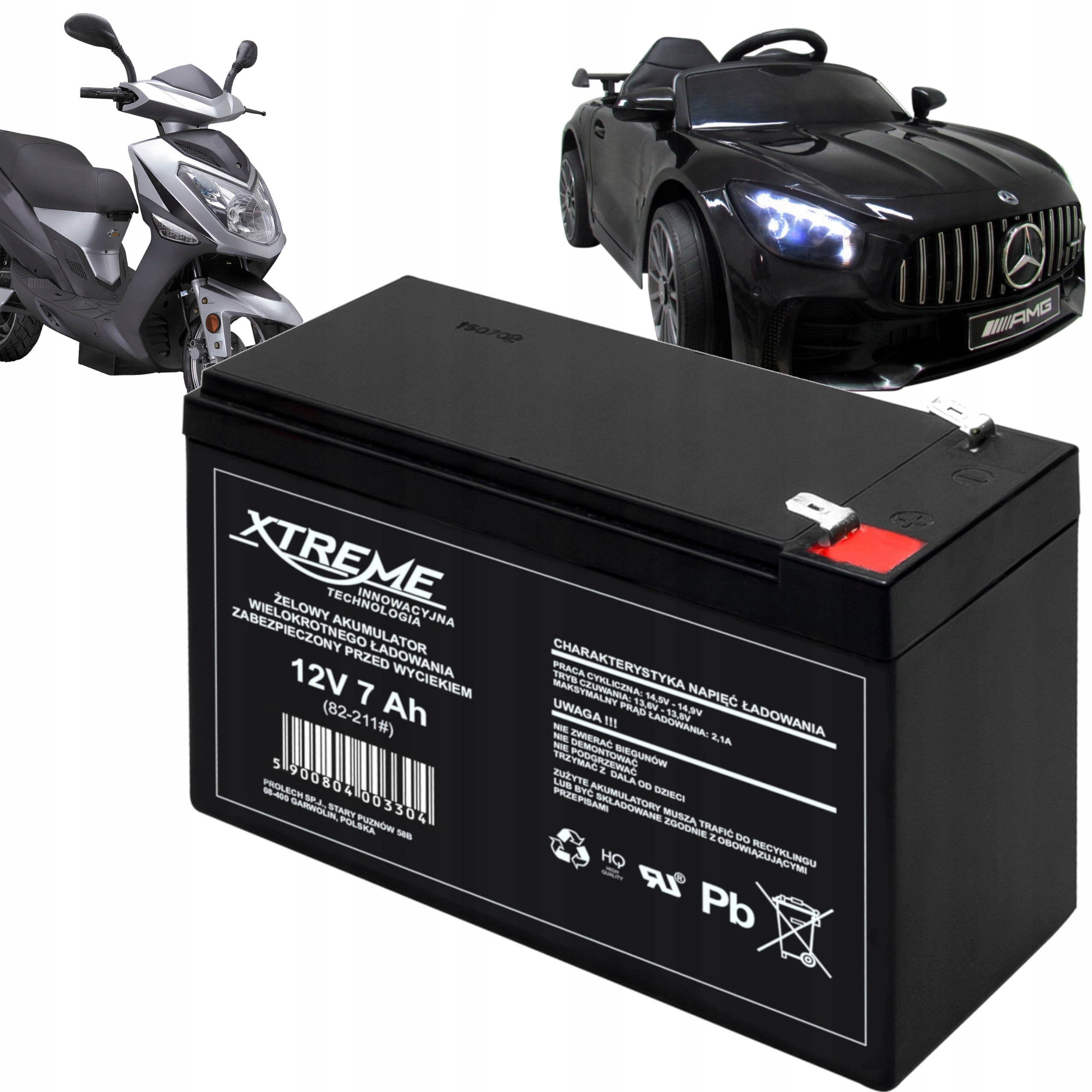 Akumulátor Xtreme 12 V 7 Ah