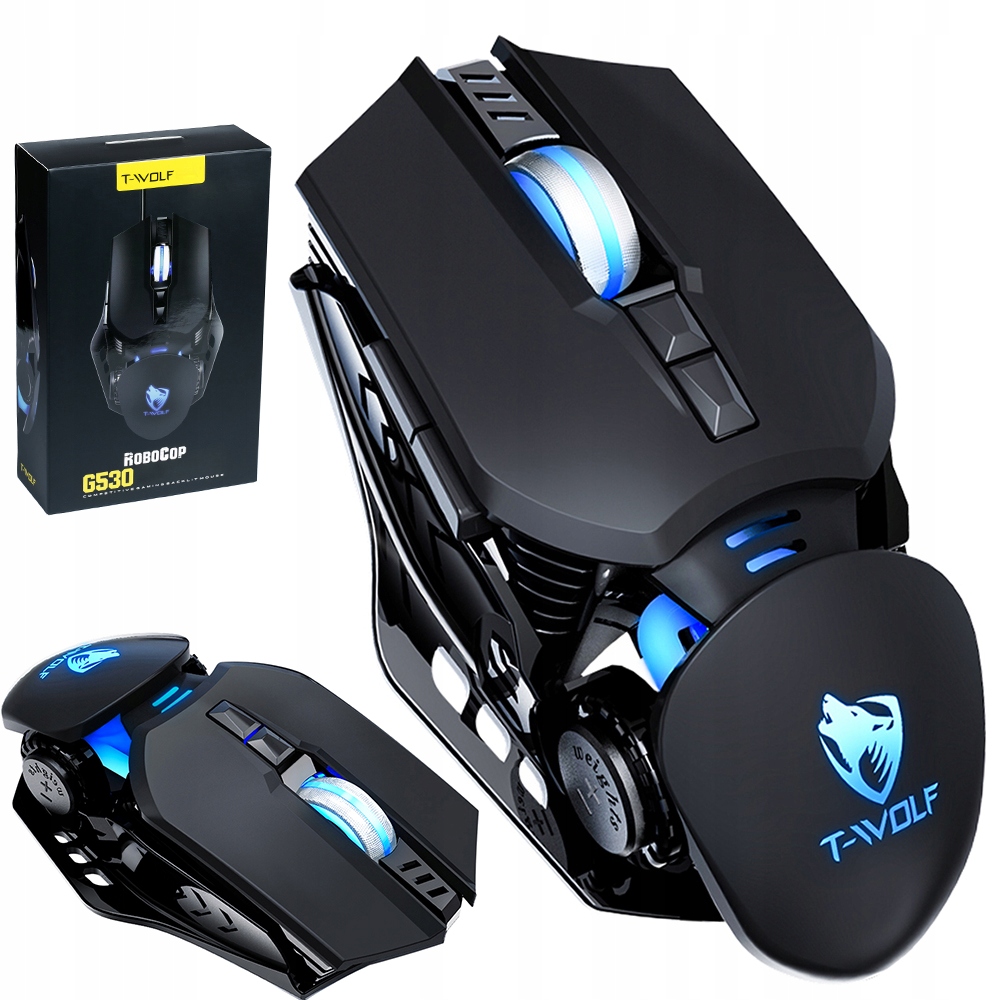 T-WOLF G530 drôtová myš s optickým senzorom