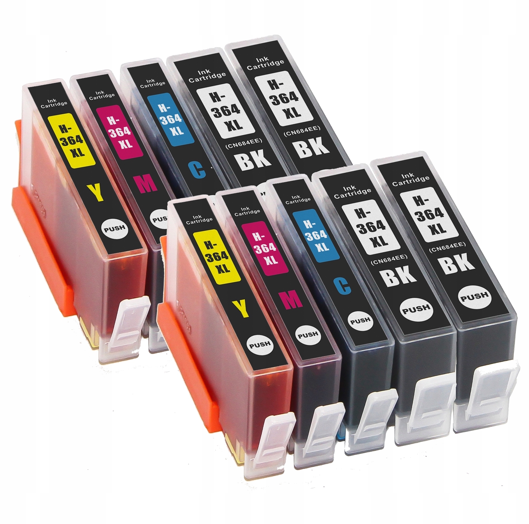Originalex HP364 HP-364 HP 364XL atrament pre HP čierna (čierna), červená (purpurová), modrá (azúrová), žltá (žltá)