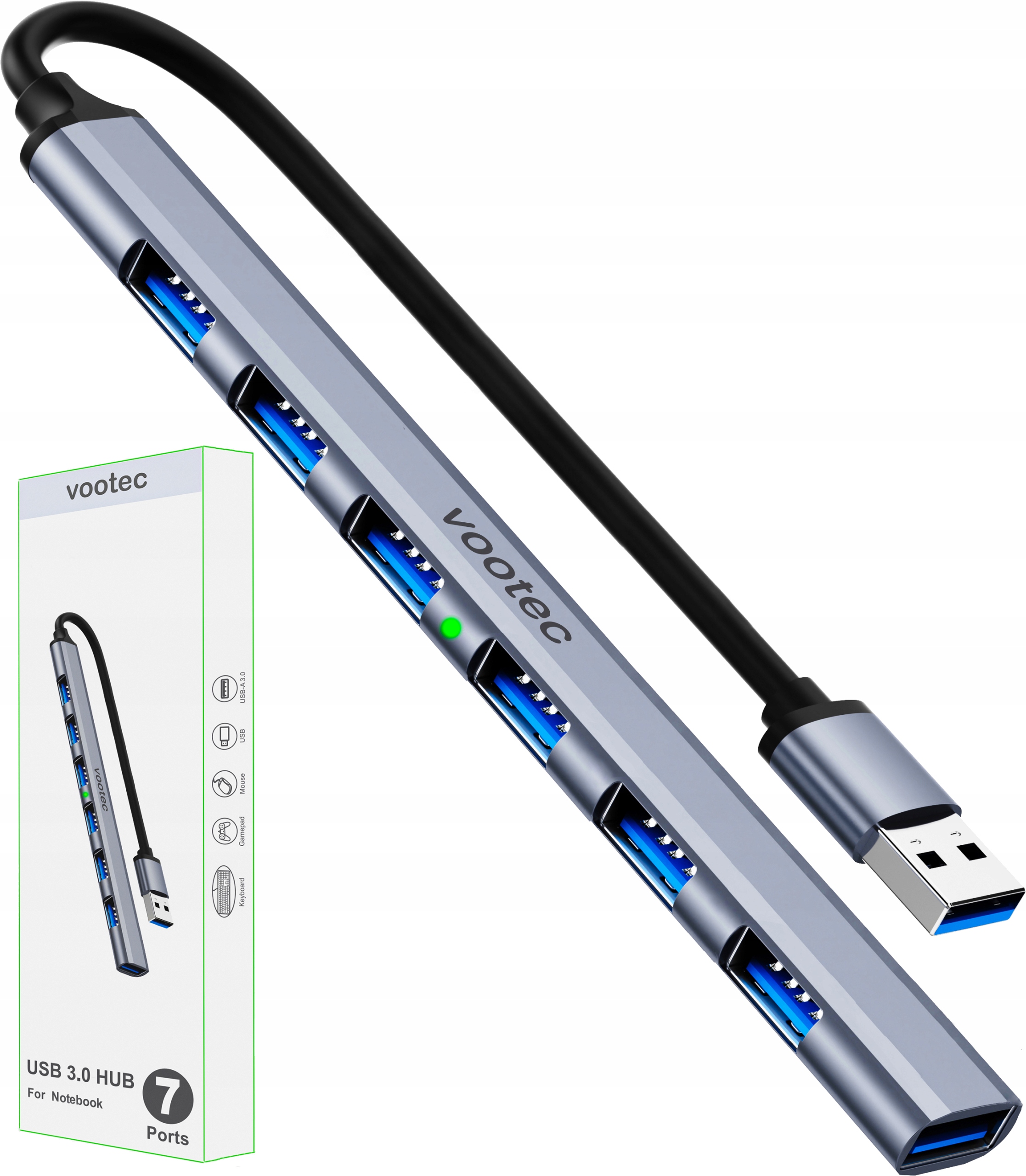 Hub USB Vootec VT-002