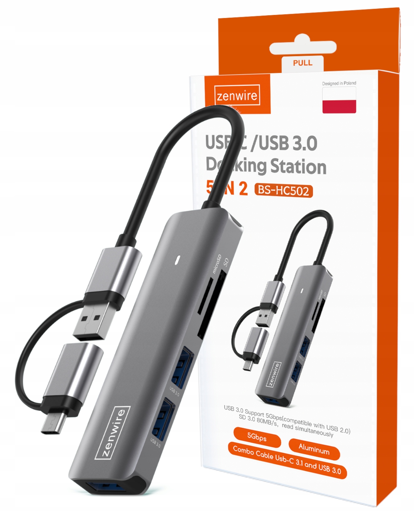 Hub USB Zenwire 9858234