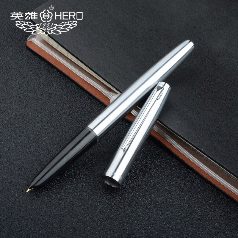 Hero Retro Old All Steel 338 Iridium Pen Adult