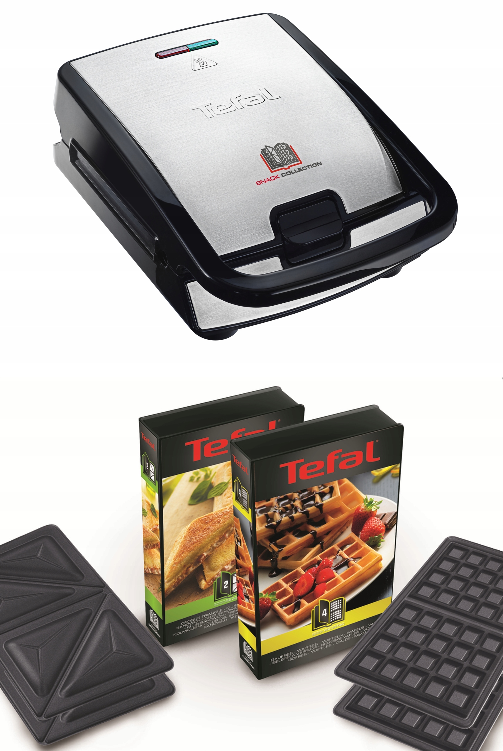 Hriankovač Tefal SW852D12 strieborný/sivý 700 W