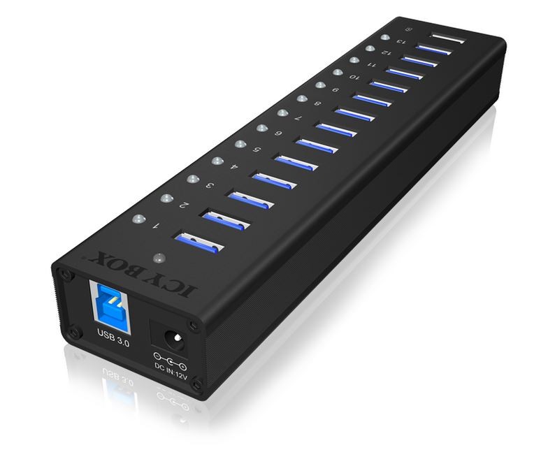 Aktívny HUB/hliník ICYBOX IB-AC6113
