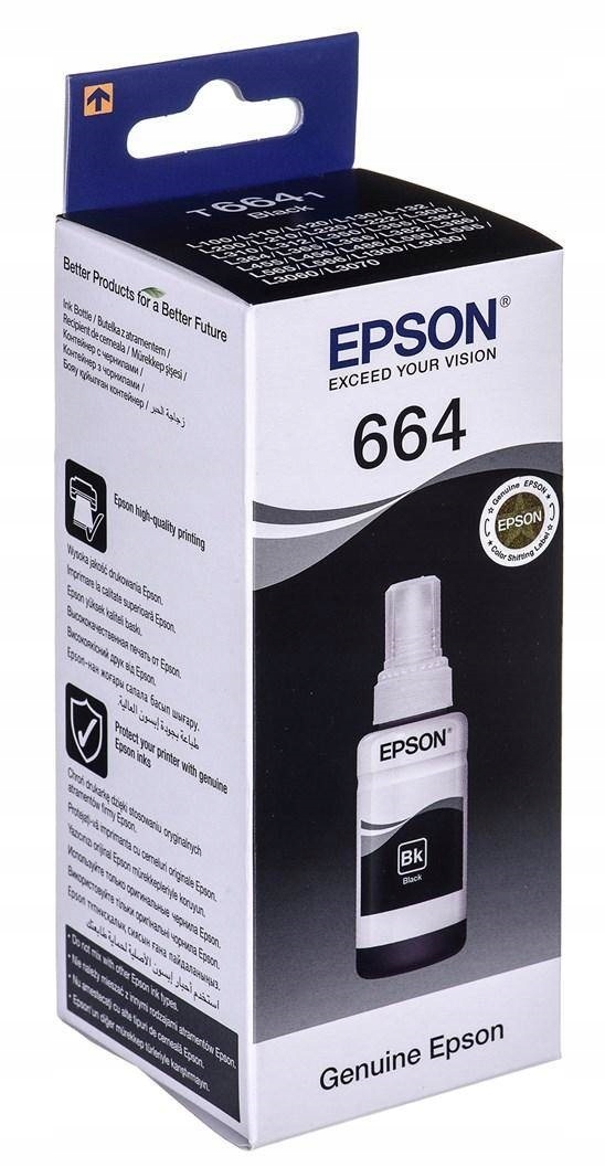 Čierny atrament Epson T6641 C13T66414A (čierny)