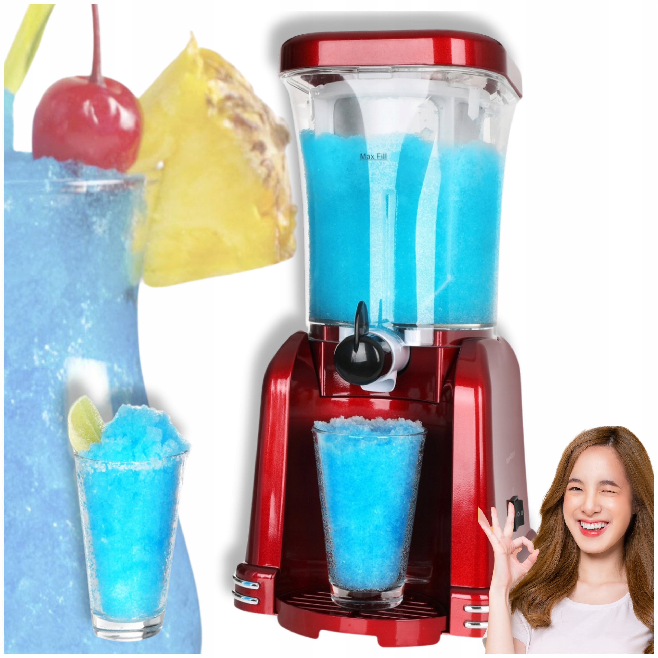 SLUSHY maker GRANITOR SORBET A ZMRZLINOVÉ STROJE