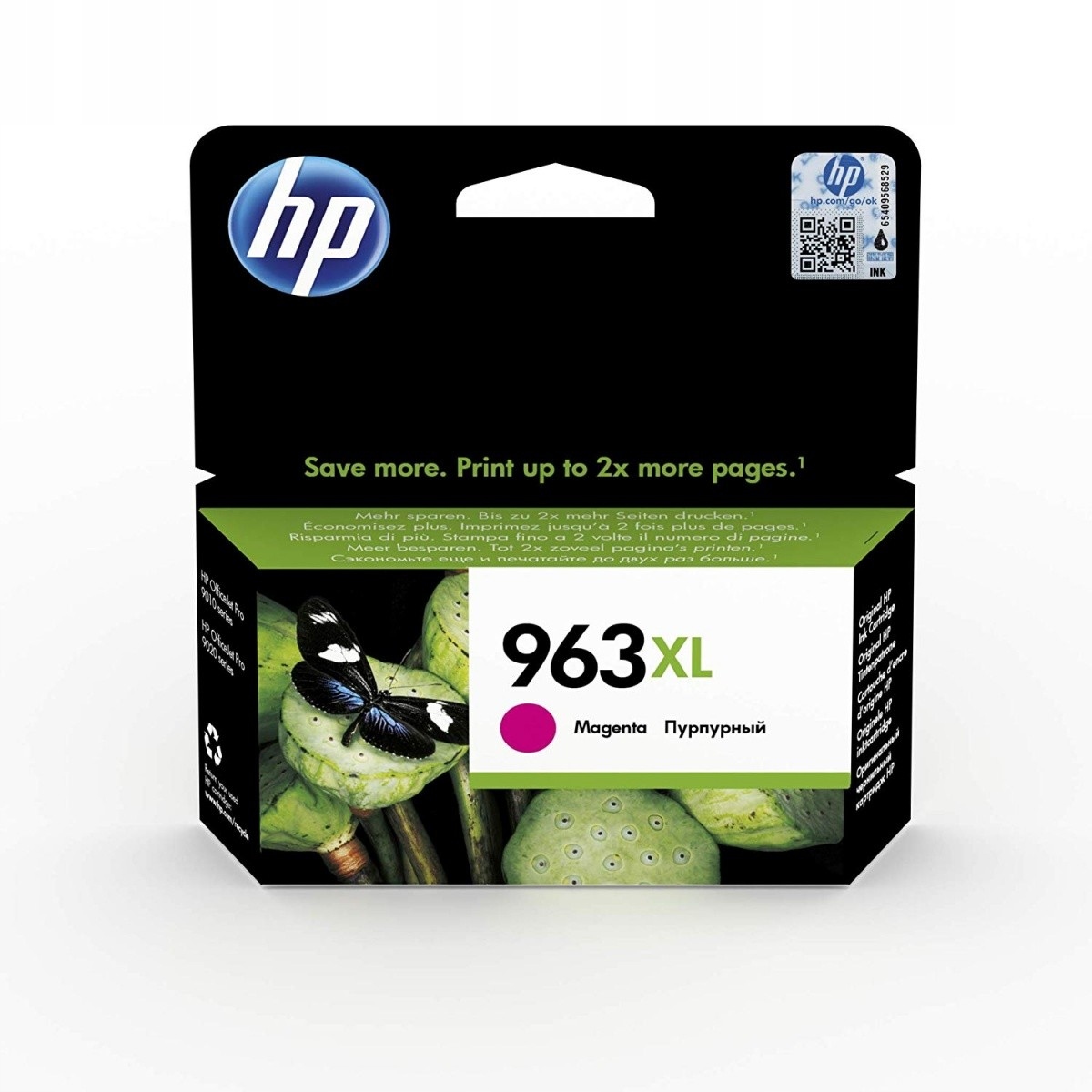 Atramentová kazeta HP 963XL červená (purpurová) 3JA28AE