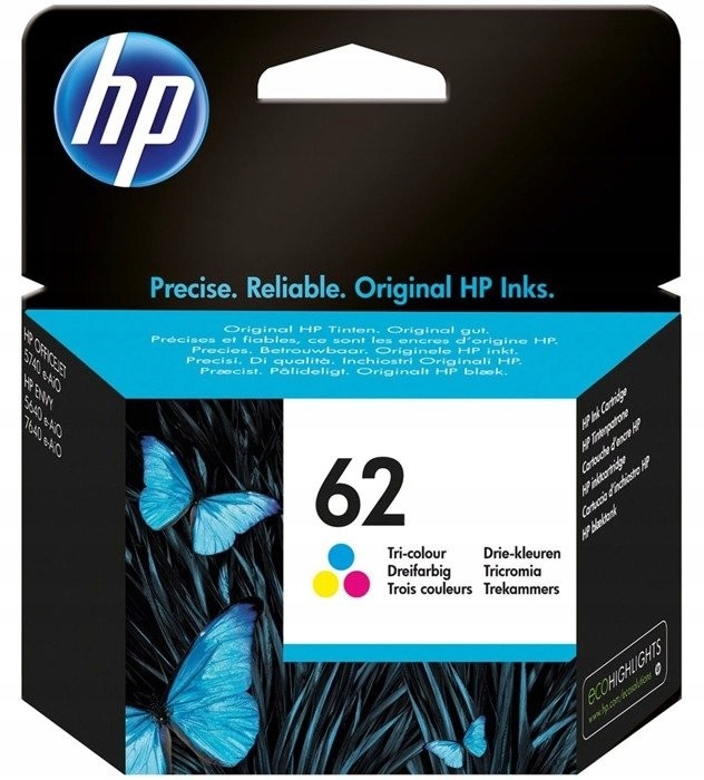 Trojfarebný atrament HP 62 C2P06AE