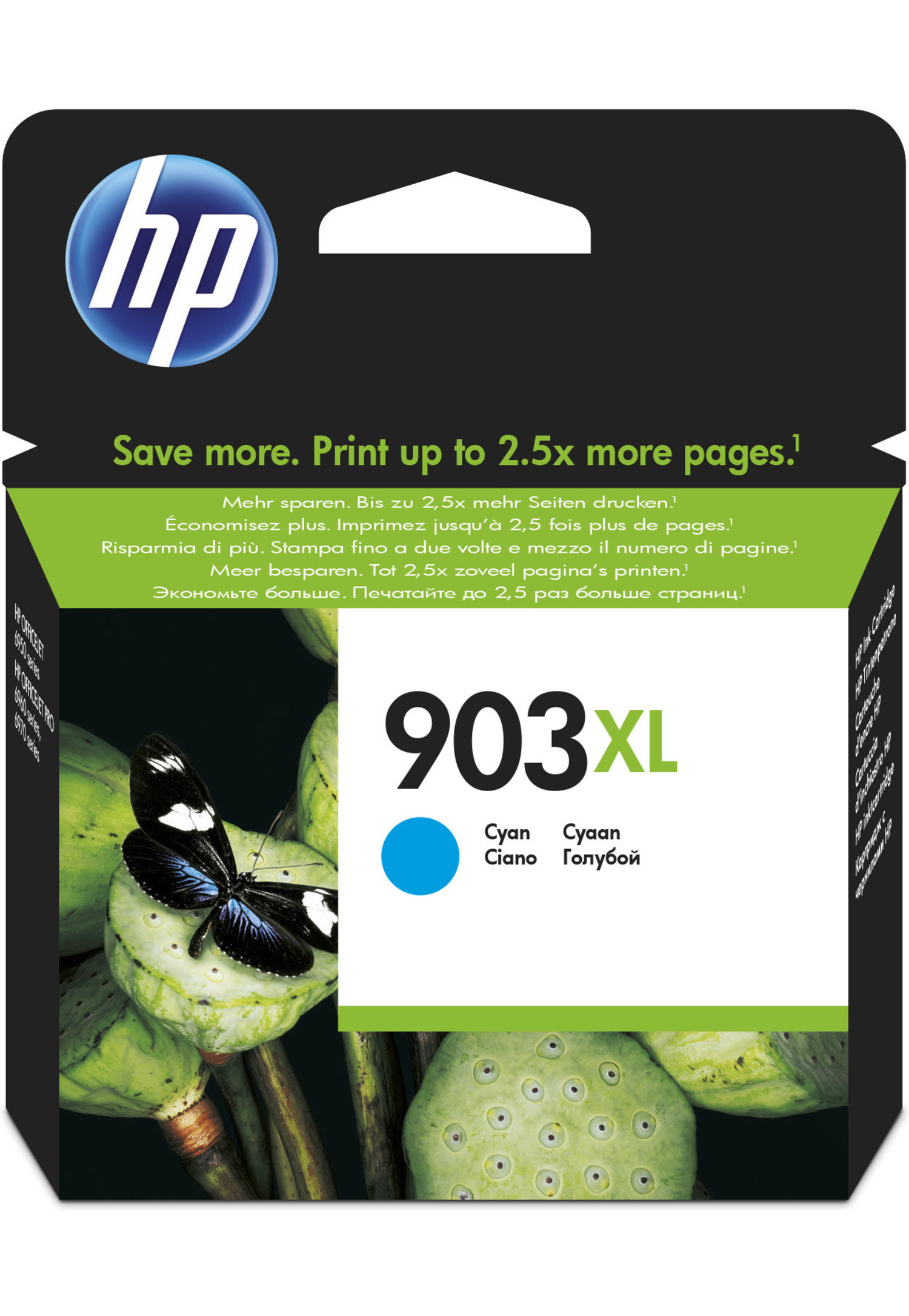 Atramentová kazeta HP 903 XL T6M03EE modrá (azúrová)
