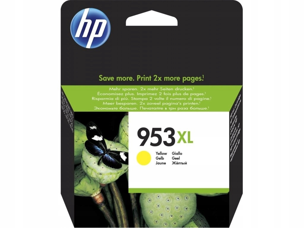Žltá atramentová kazeta HP 953XL F6U18AE