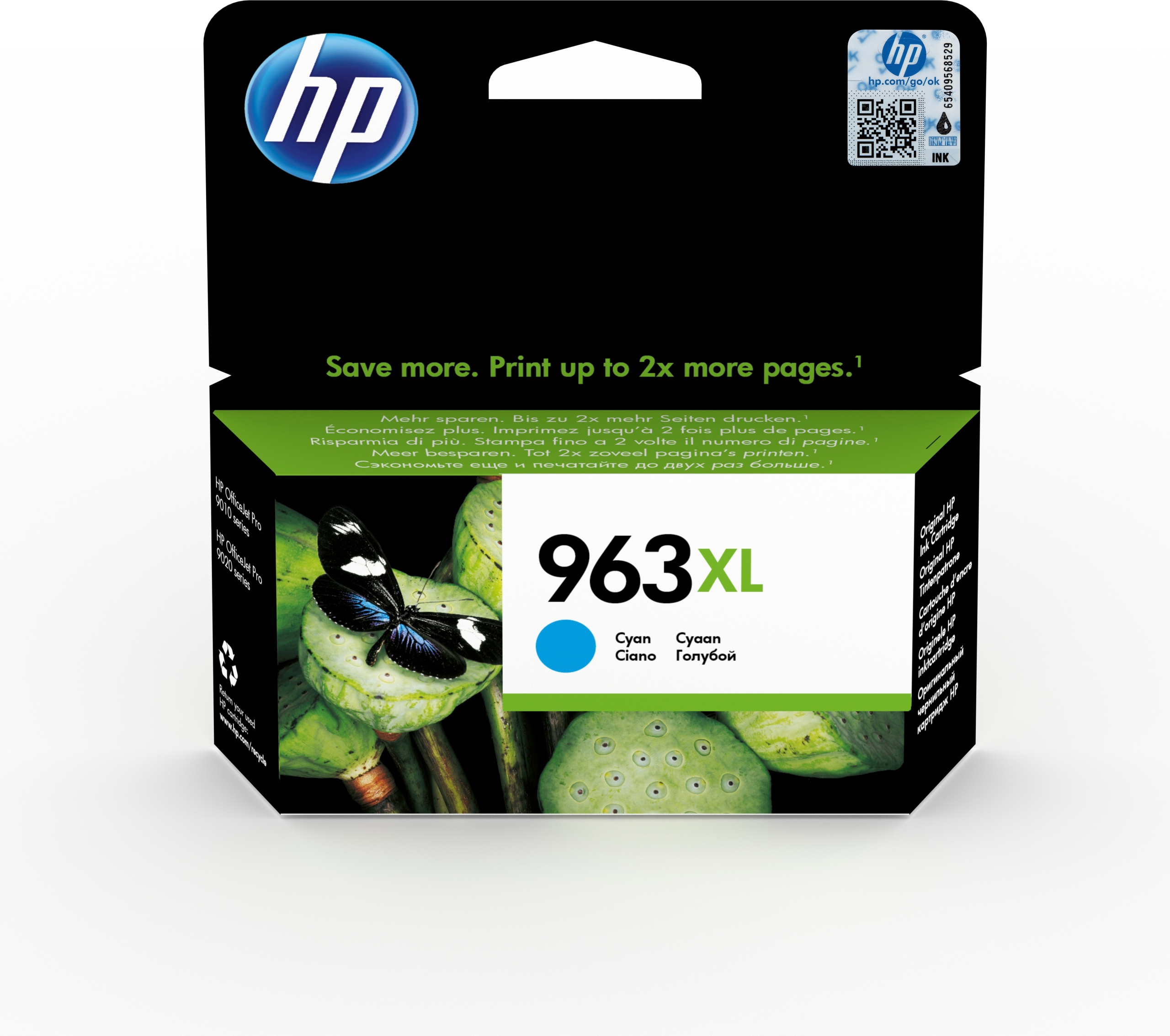 Atramentová kazeta HP 963 XL 3JA27AE modrá (azúrová)