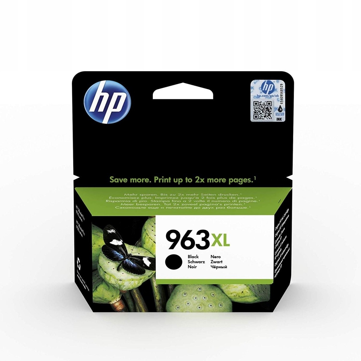 Čierna atramentová kazeta HP 963 XL 3JA30AE