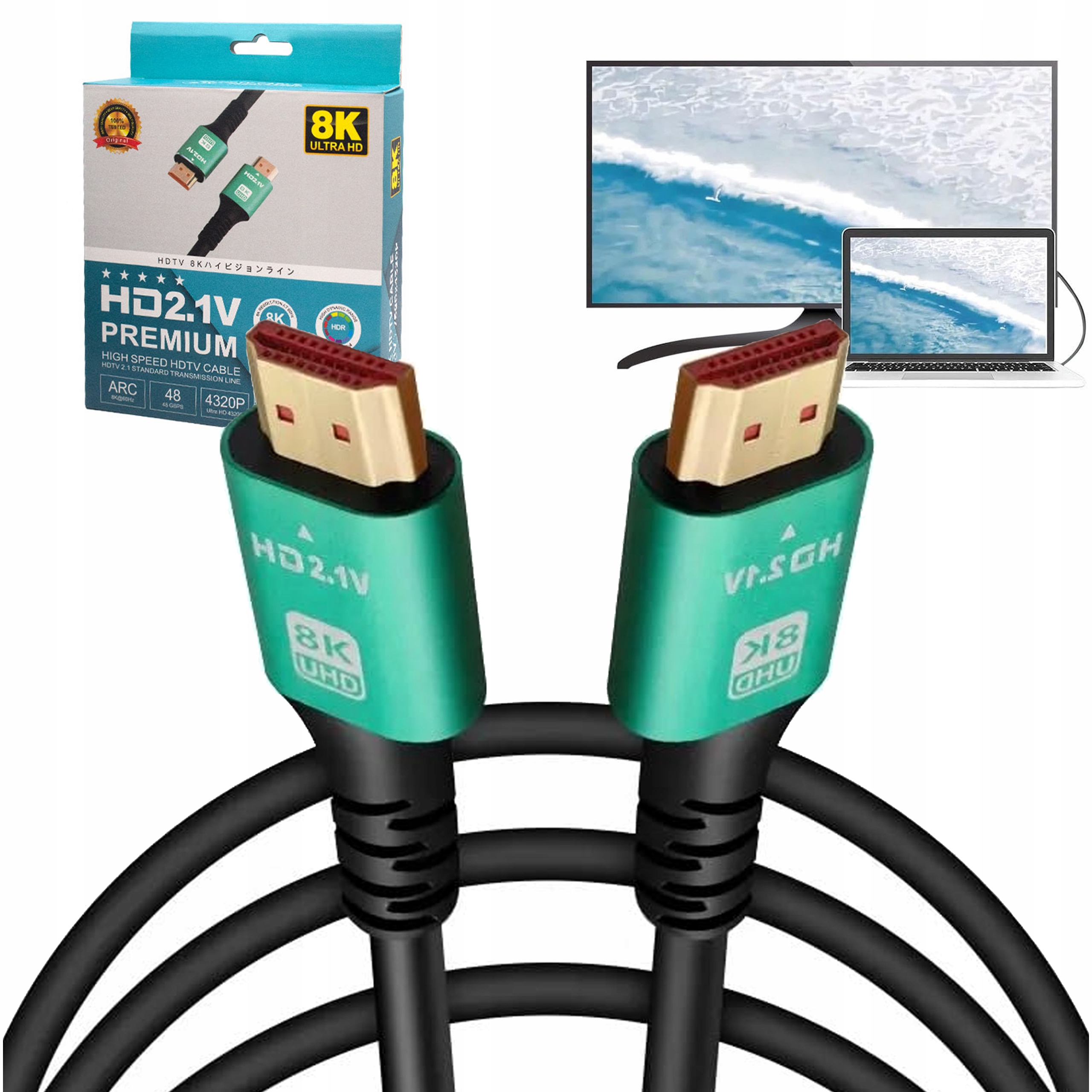 Kábel Interlook HD2.1V 8K 10M HDMI - HDMI 10 m