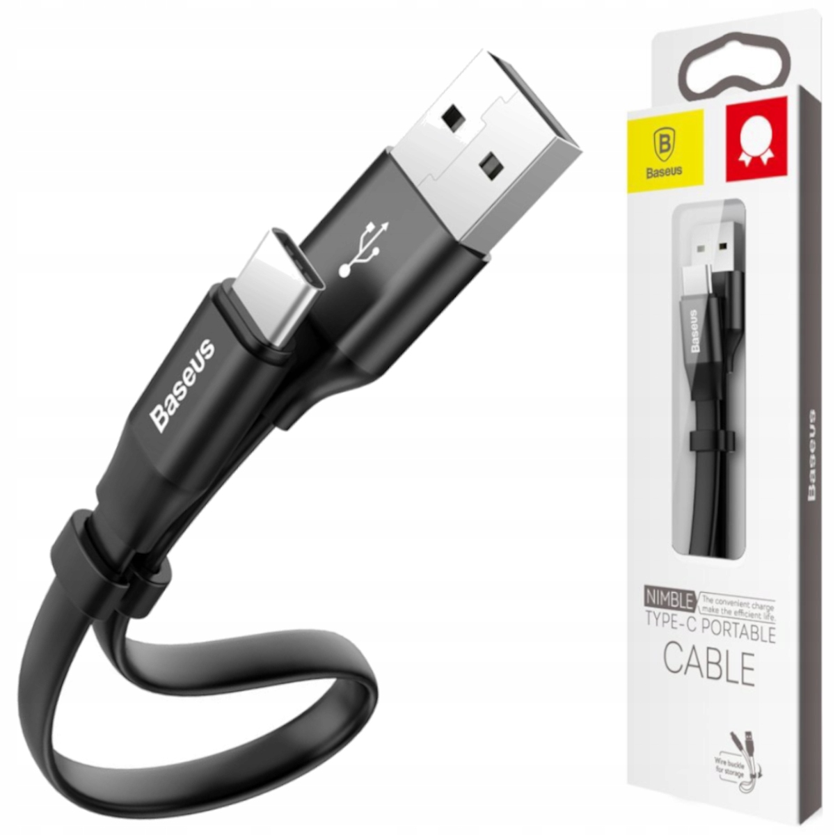 Kábel USB - USB typ C Baseus 0,23 m