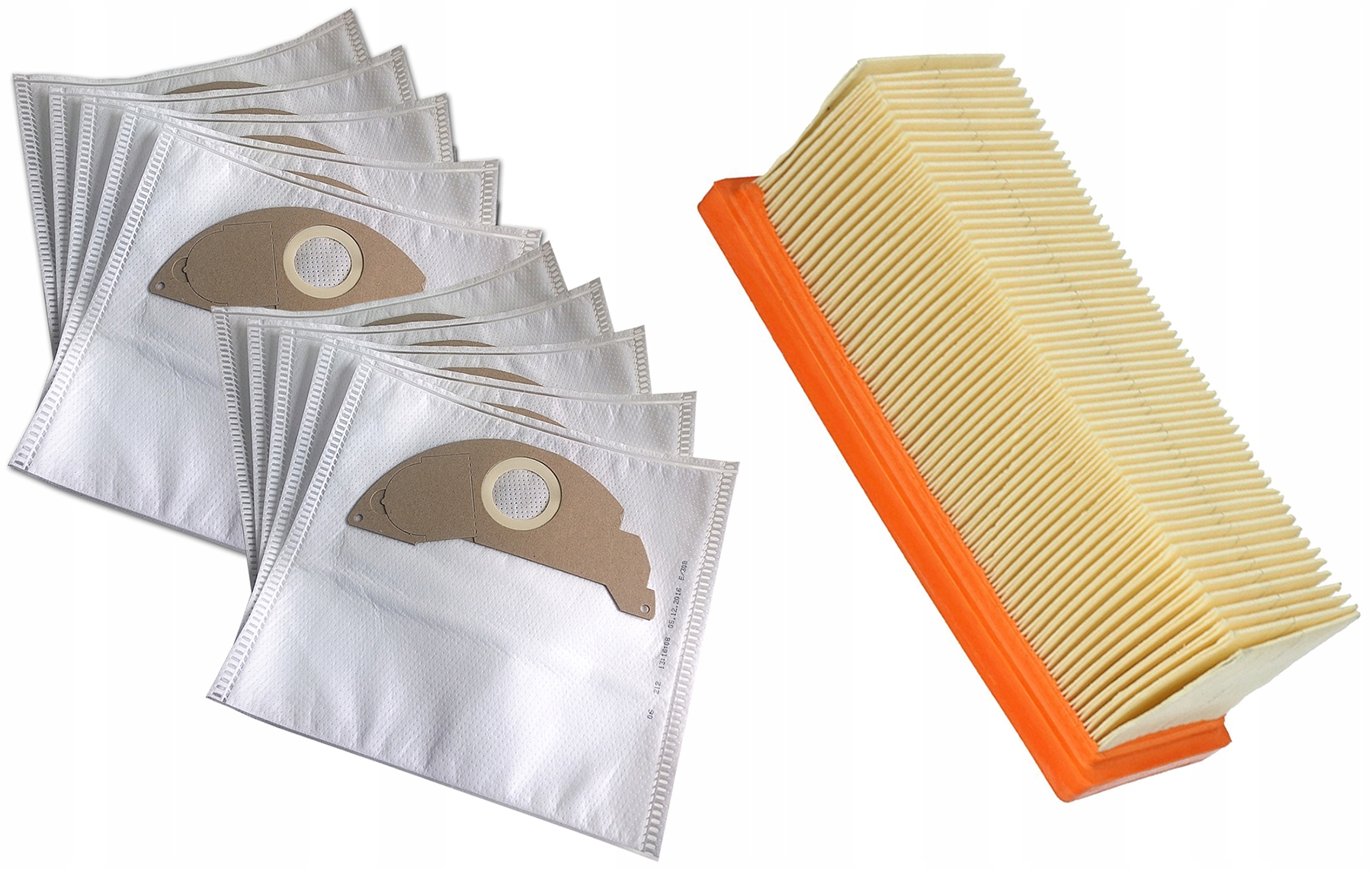 Vrecko, sáčok do vysávača - Karcher 10x tašky + SE 5,100 Vysávačový filter