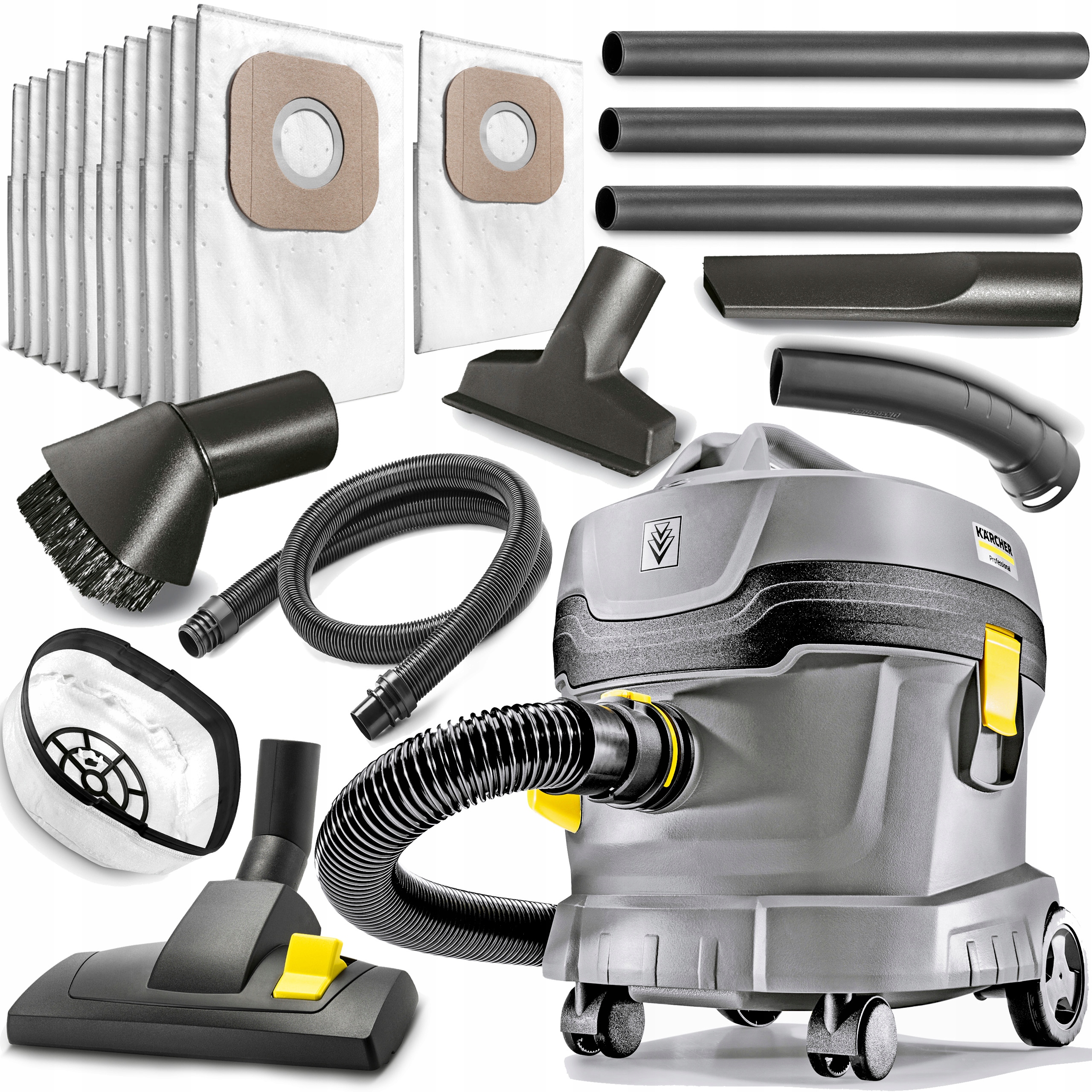 Karcher T 11/1 Priemyselný vysávač + XXL Set