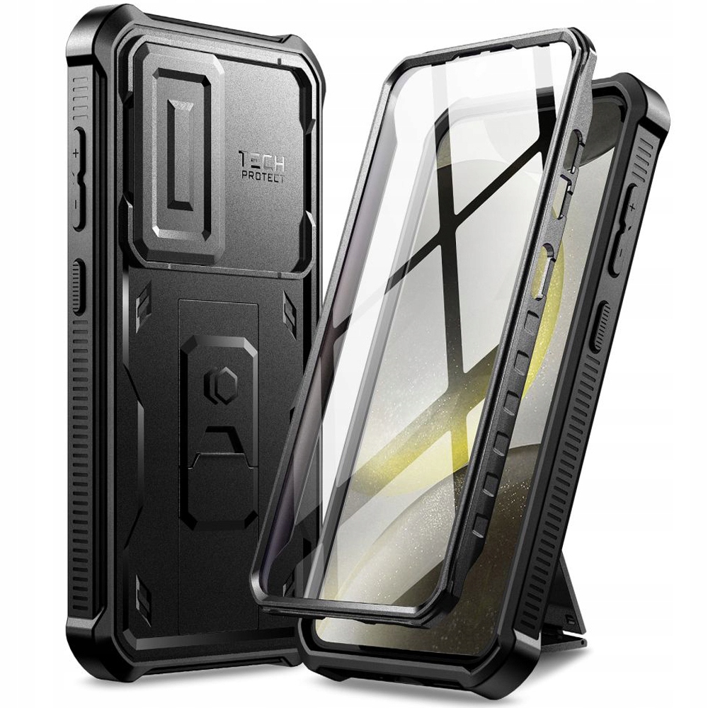 Technické ochranné puzdro pre Samsung Galaxy S24 5G Kevlar Cam+ čierne