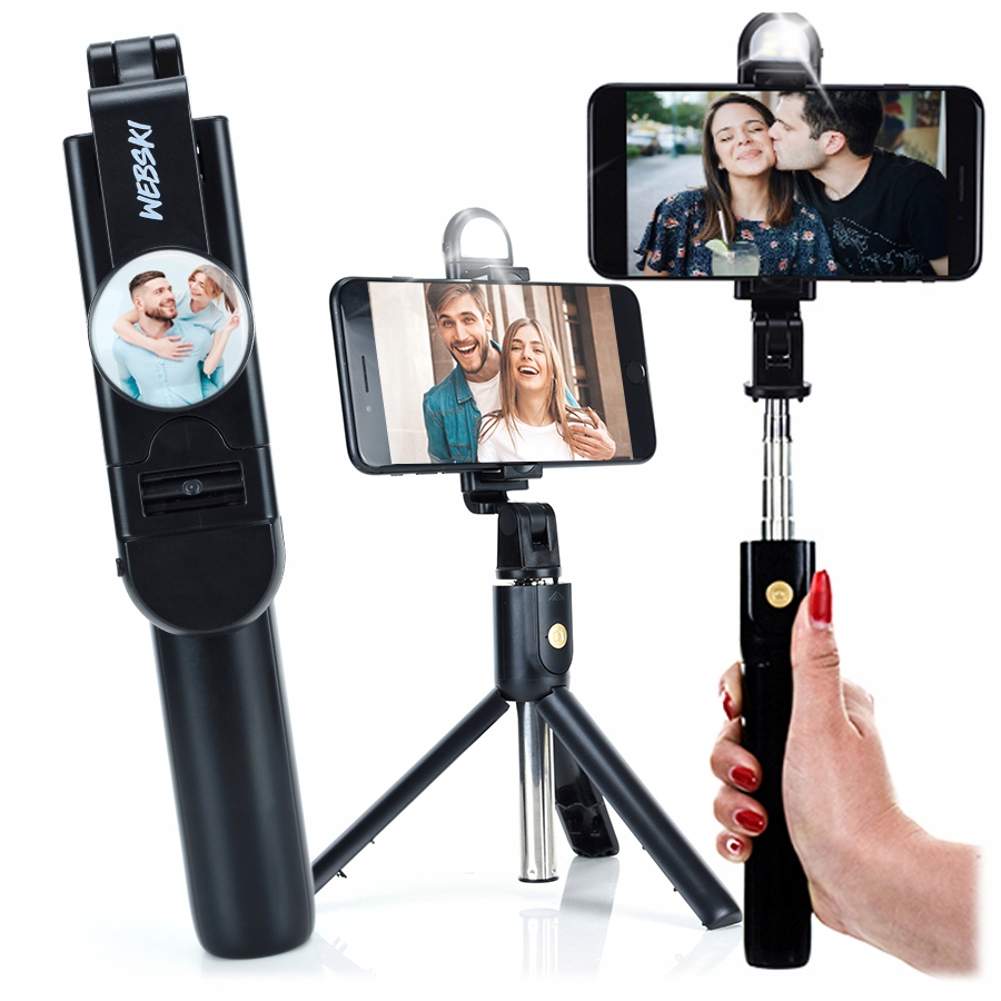 Selfie Stick webski manipulujte so seltrik10sled čiernou