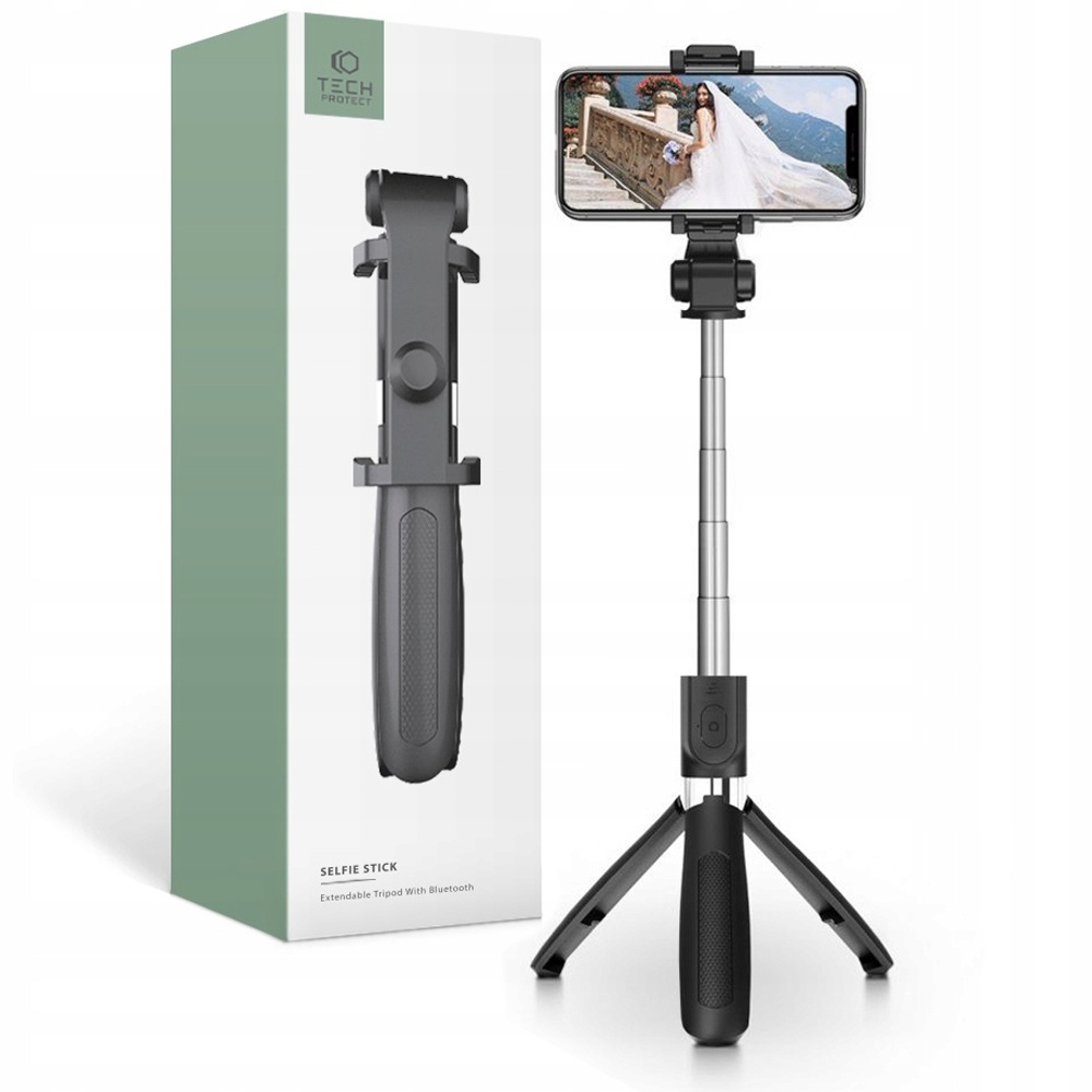 Selfie Stick Tech-Protect rukoväť 0795787711484444 Black