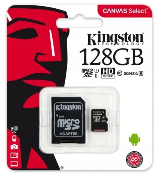 Pamäťová karta Kingston SDCS/128GB SDXC 128GB