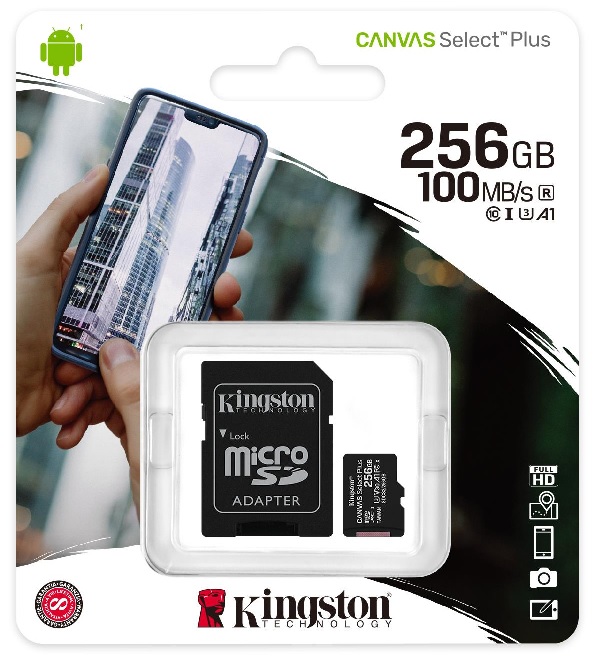 Karta microSD Kingston SDCS2/256GB 256GB