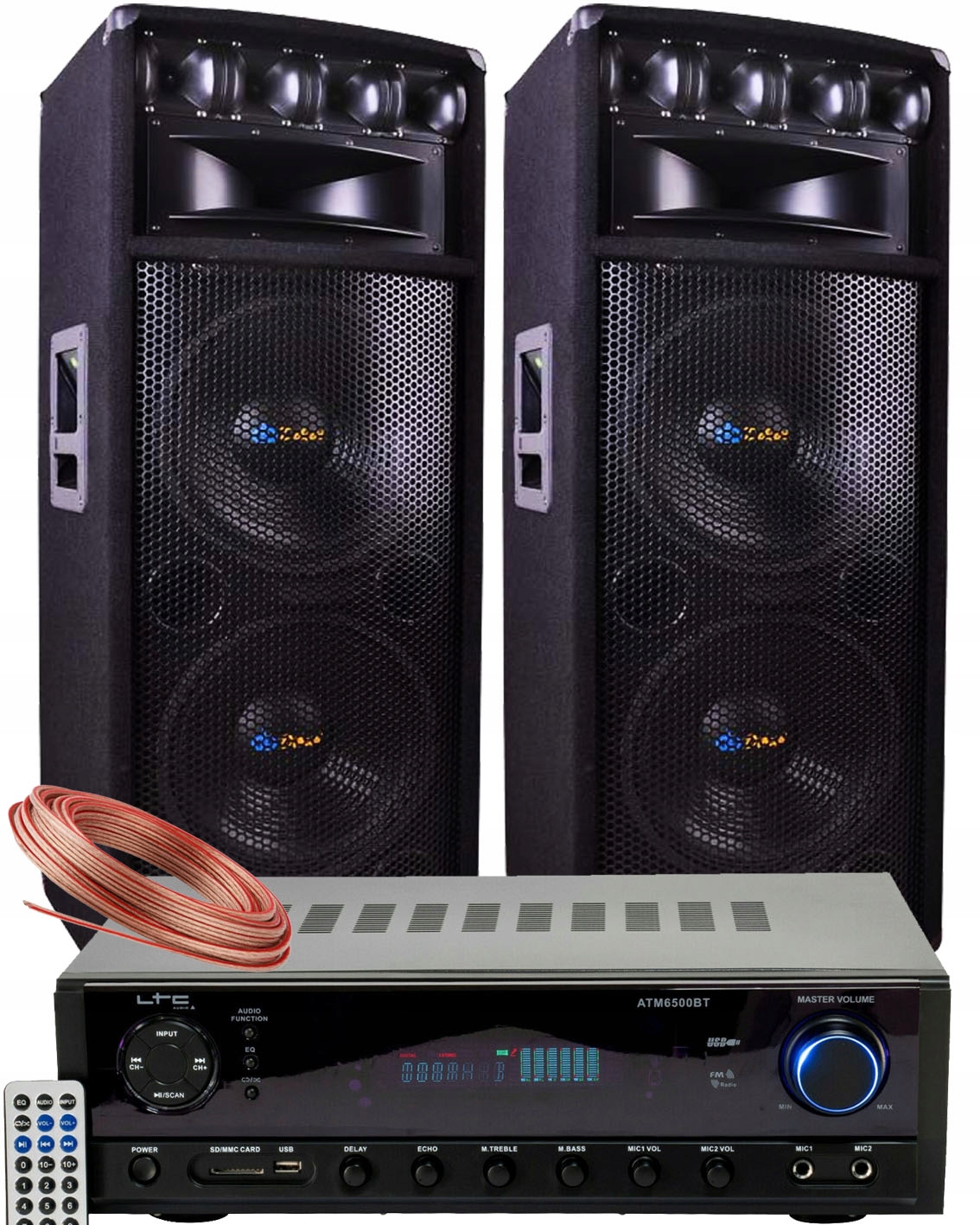 Stĺpec Skytec Skytec 178.512 Disco 800 v čiernej farbe