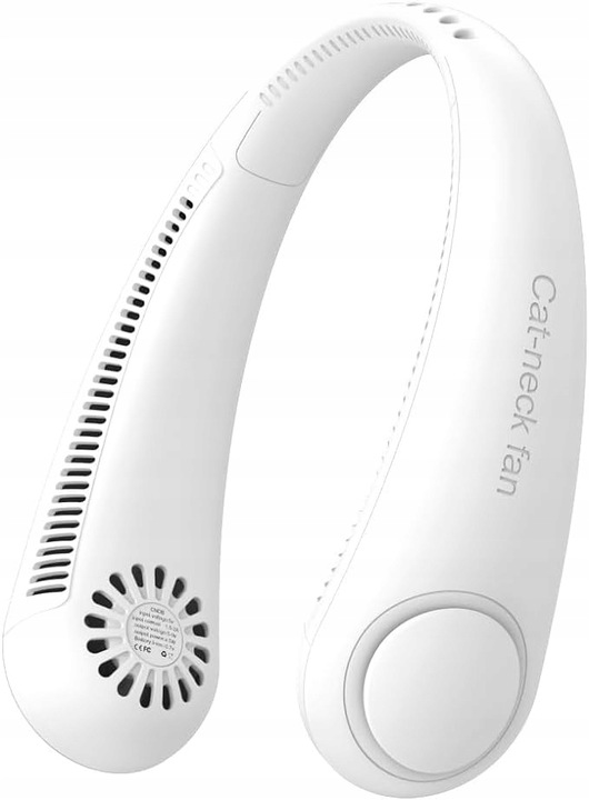 MatMay mini ventilátor NECK FAN WIRELESS FAN biely
