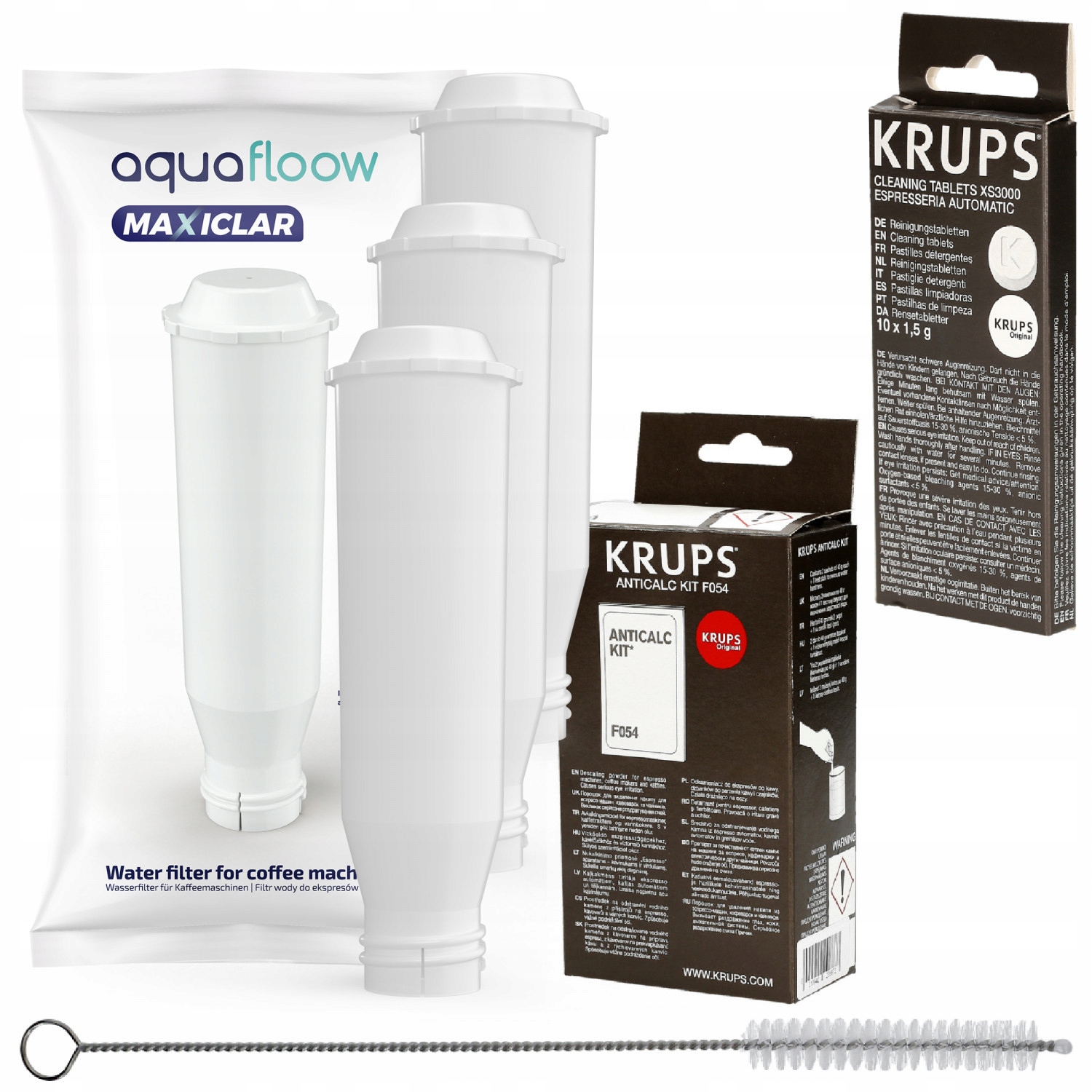 Krupový stôl na čistenie kávovaru Krups XS3000 10 kusov + 4 ďalšie výrobky