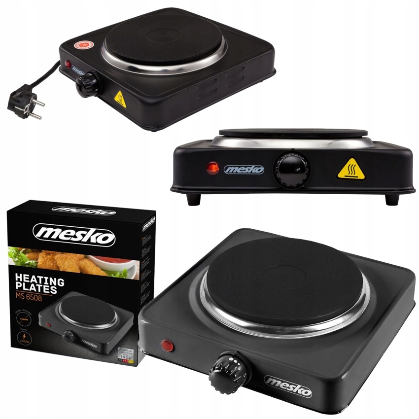 Elektrický sporák 1 doska 1000W MESKO MS6508