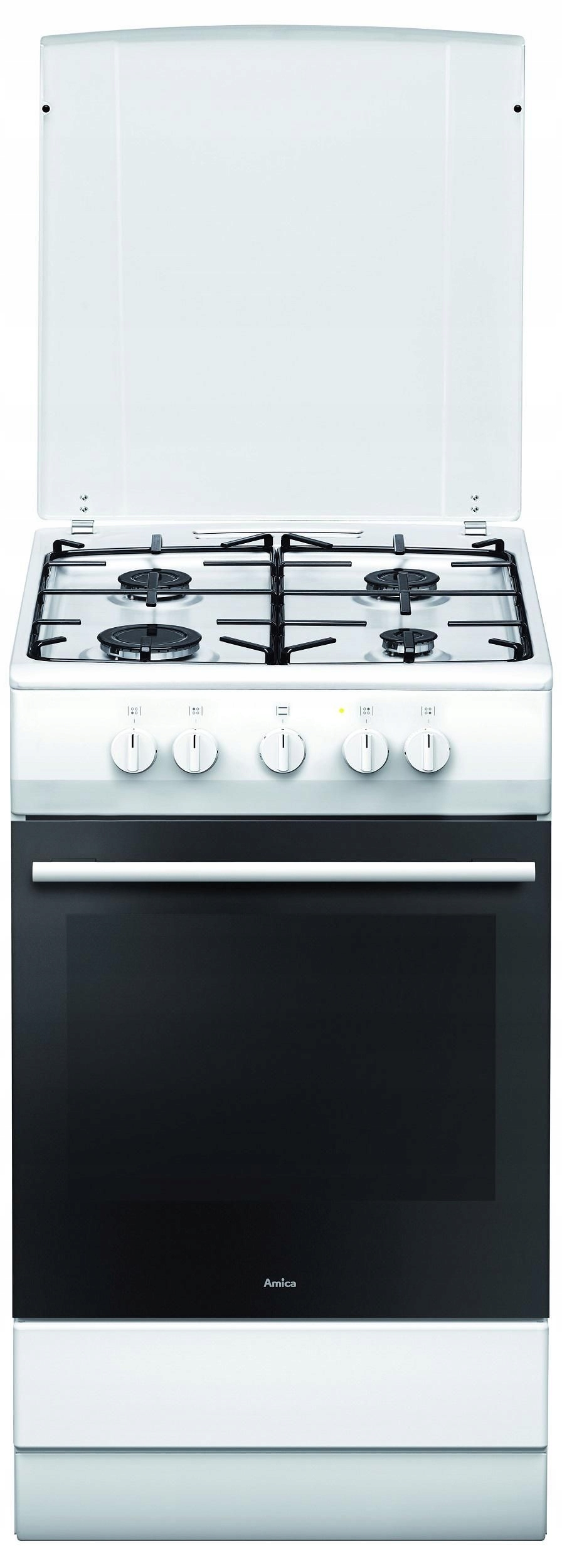 Plynový sporák s Amica 57GGHH4.23 Zaller (W)
