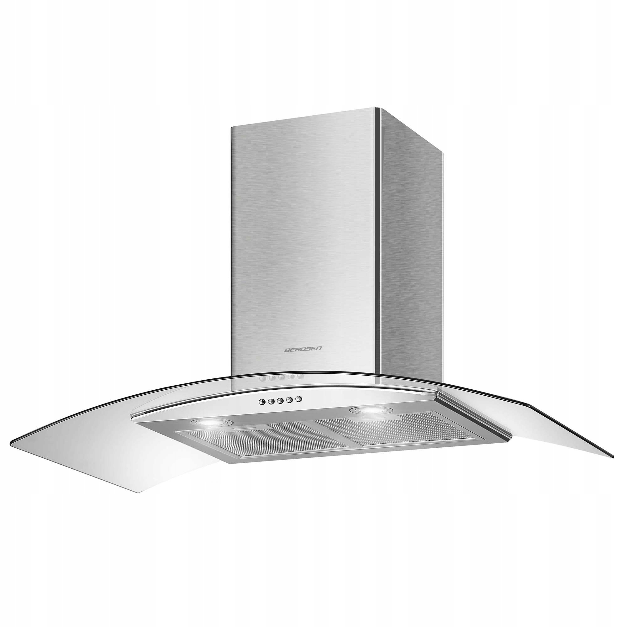 Kuchyňa komínový odsávač pár 90 cm BT-223 + pipe LED