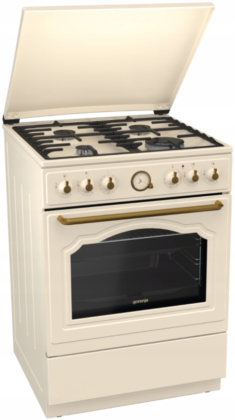 Plyn-elektrický sporák. Gorenje KS6250CLI Steam Grill