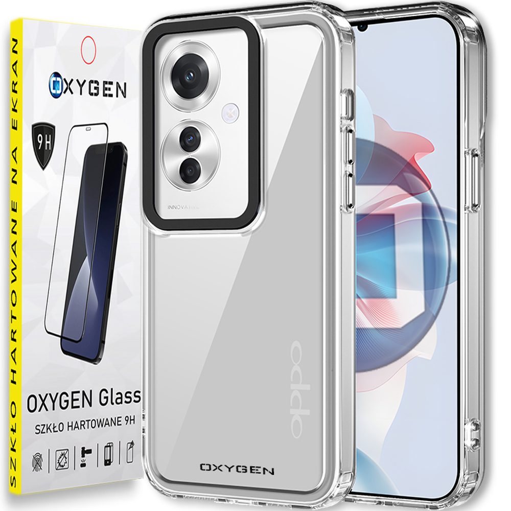 OXYGEN rám (nárazník) pre OPPO Reno11 F 5g PURE bezfarebný