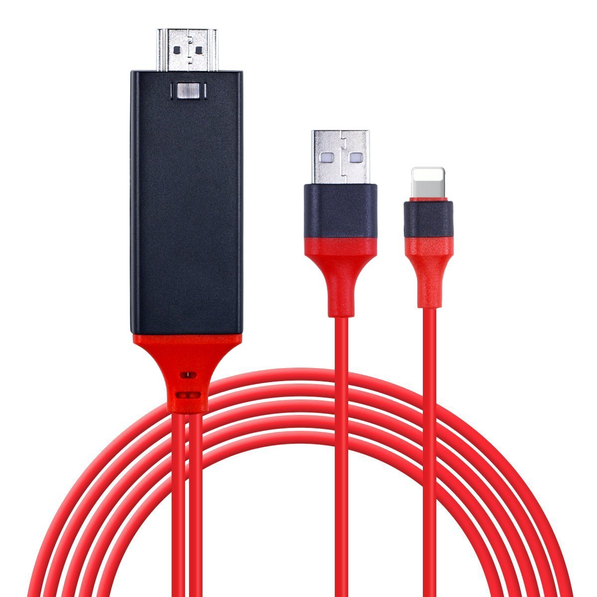 Kábel adaptéra MHL iPhone HDMI 8 PIN 5 6 7 IPad TV