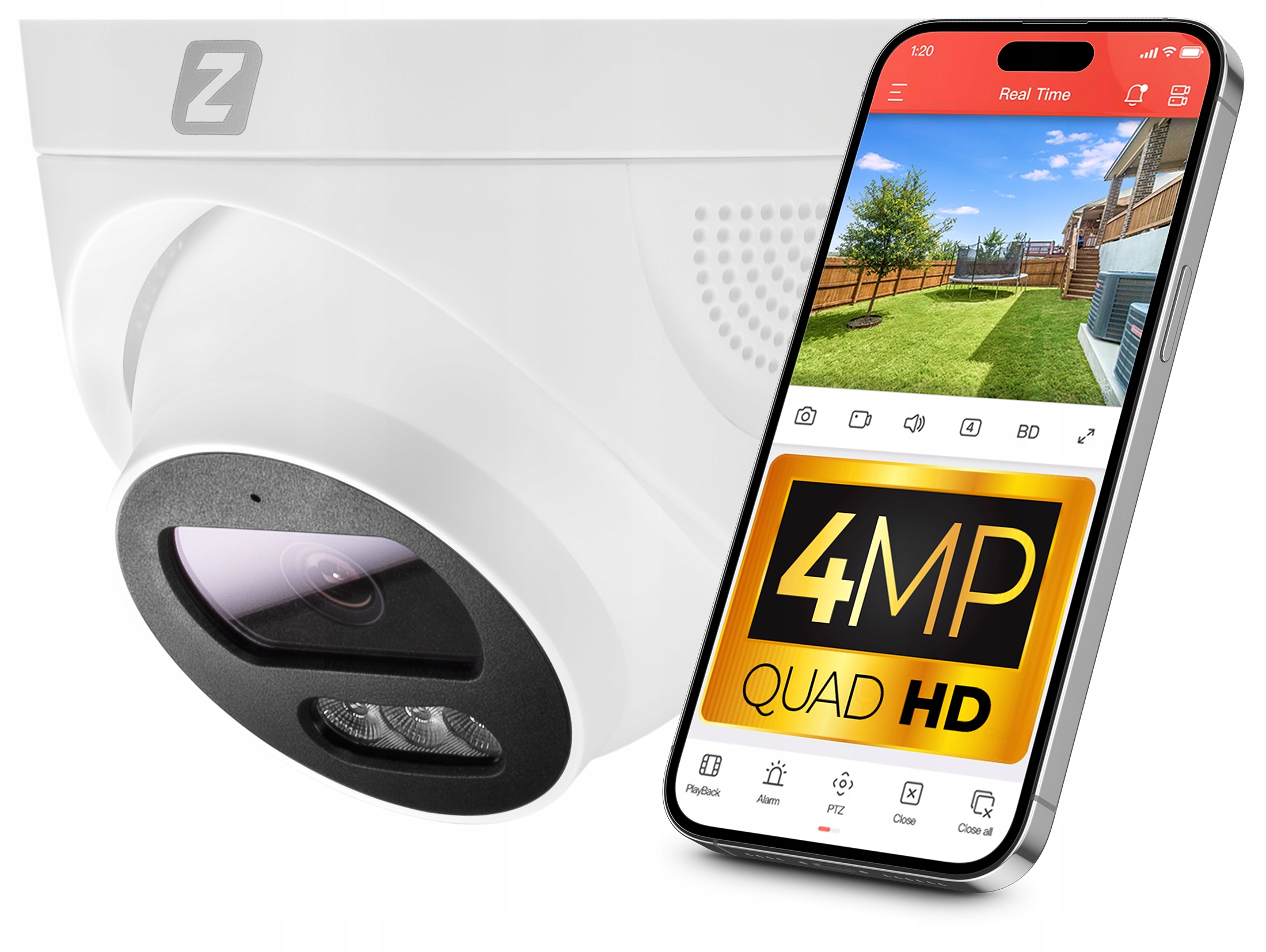 Vnútorná IP kamera Zintronic D4