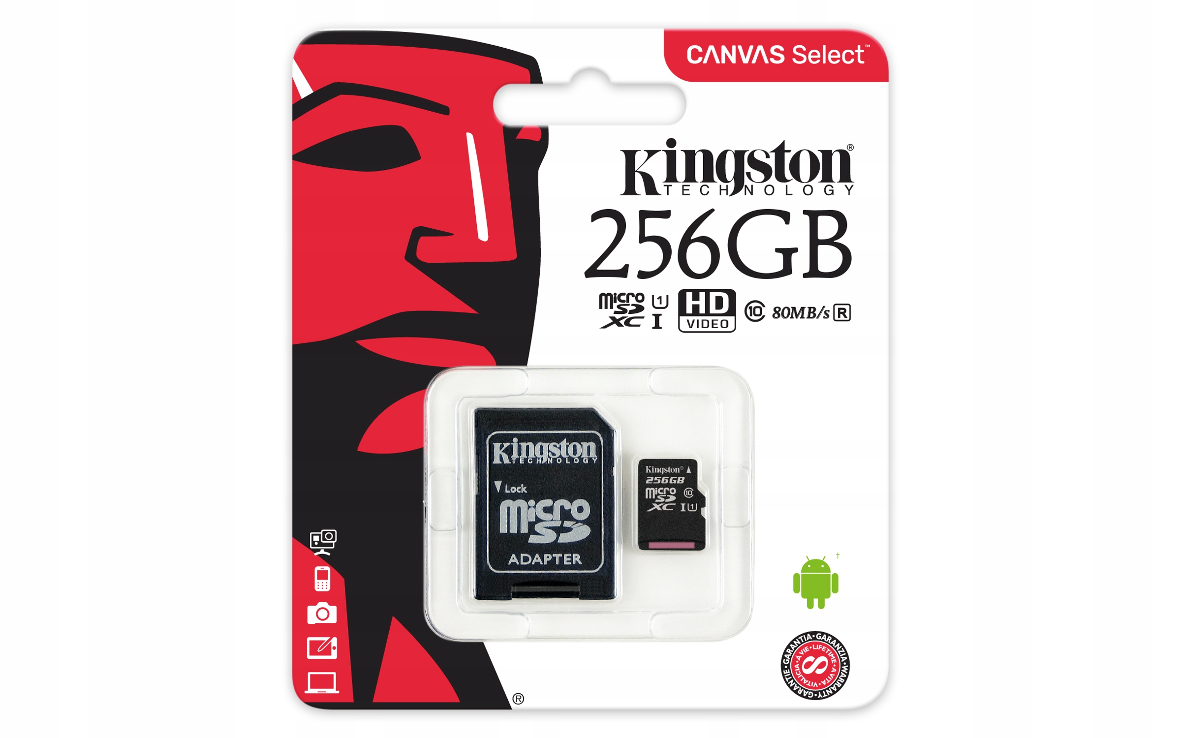Kingston SDCS/256GB SDXC pamäťová karta 256GB