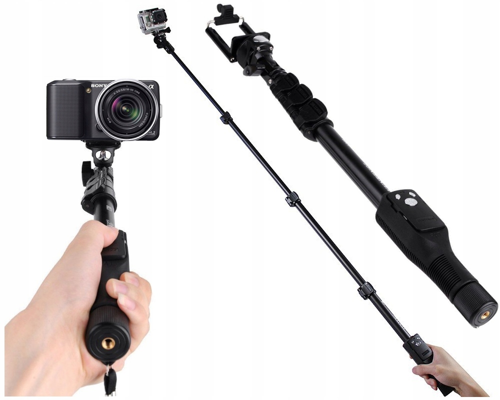 Selfie palica Nextcase yt1288 čierna rukoväť