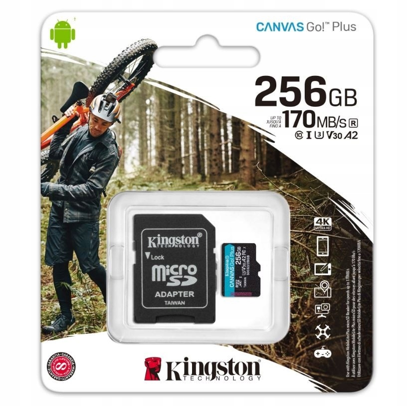 Karta microSD Kingston SDCG3/256GB 256GB