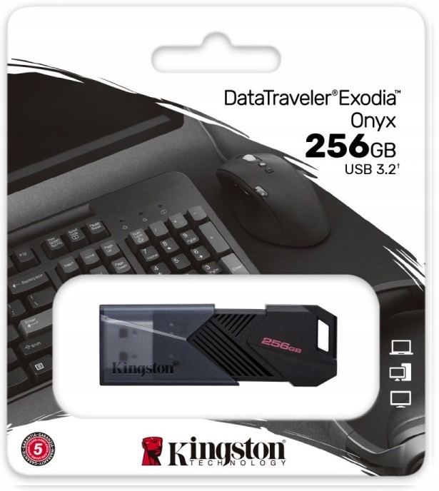 Pendrive Kingston Exodia Onyx 256 GB USB 3.2 čierny