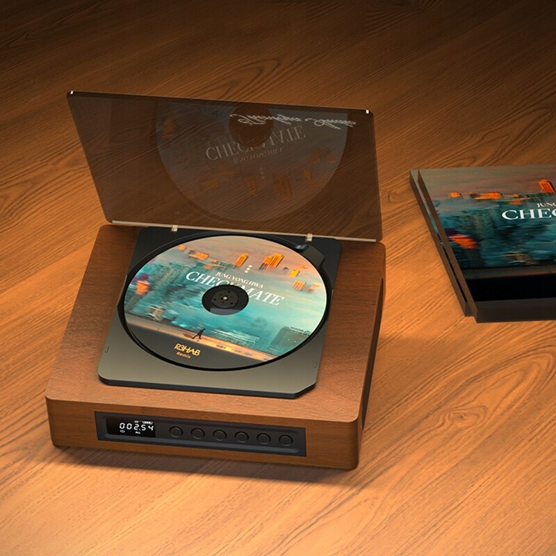 Klasický retro prehrávač CD prehrávač album H
